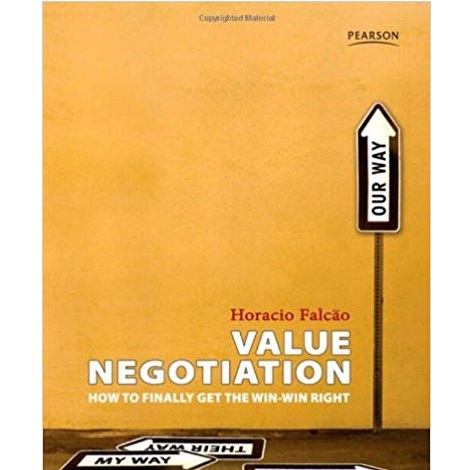 Value Negotiation by Horacio Falcao
