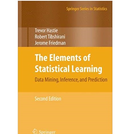 The Elements of Statistical Learning by Trevor Hastie 
