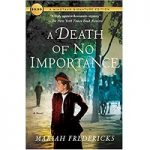 Death of no Importance by Mariah Fredericks