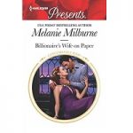 Billionaire's Wife on Paper by Melanie Milburne