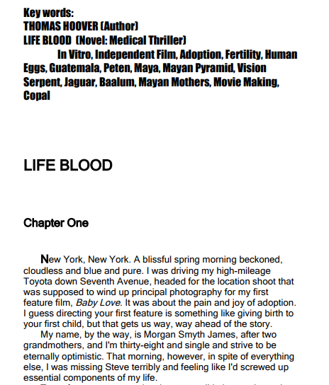 Life Blood by Thomas Hoover