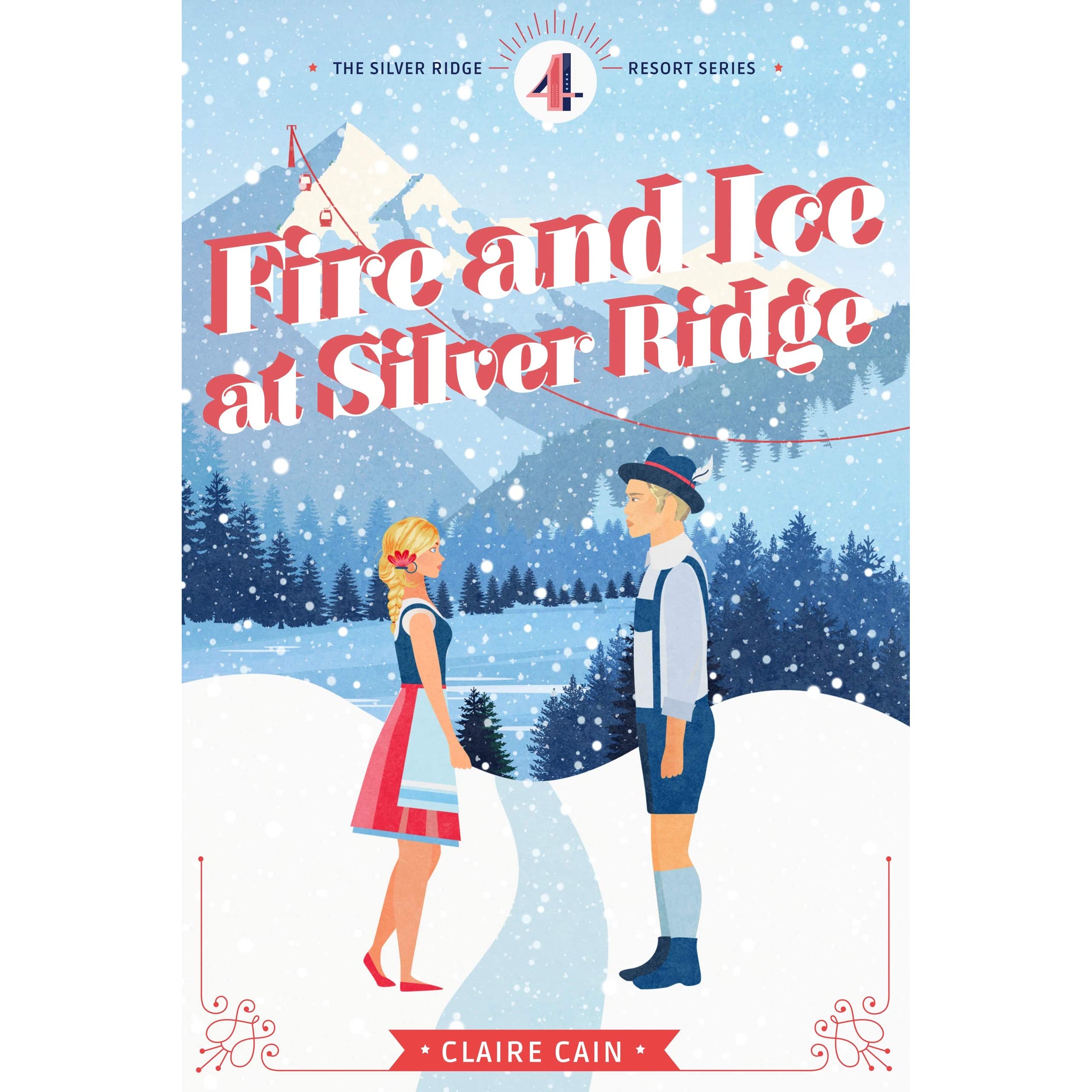 Fire and ice at silver ridge by Claire Cain