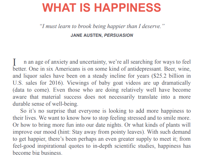 Happiness Hacks by Alex Palmer